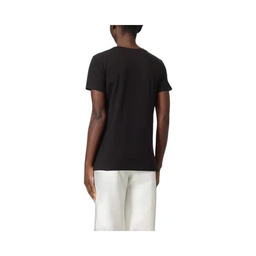Armani Exchange Logo Glitter Regular Fit T-Shirt