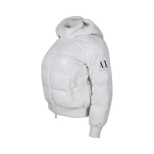 Armani Exchange Hooded Zipped Puffer Jacket