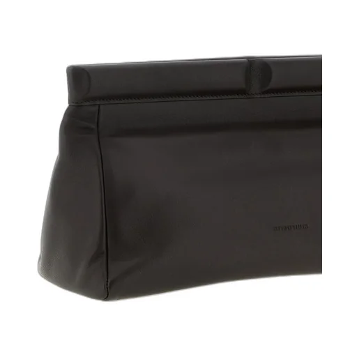 Armarium Eloisa Logo Embossed Clutch Bag