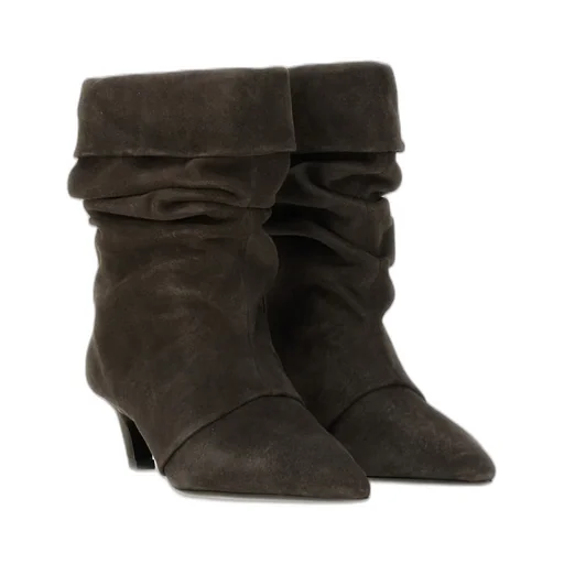 Ash Pointed-Toe Ankle Boots