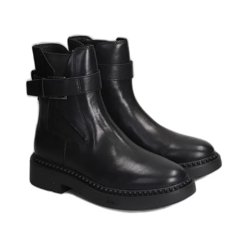 Ash Buckled Ankle Boots