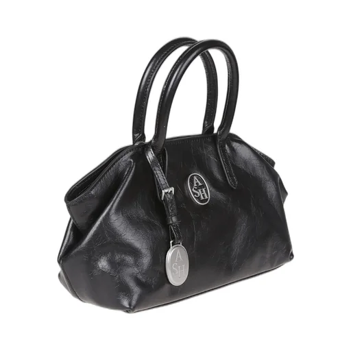 Ash Logo Plaque Top Handle Bag