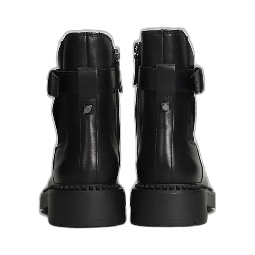 Ash Buckled Ankle Boots