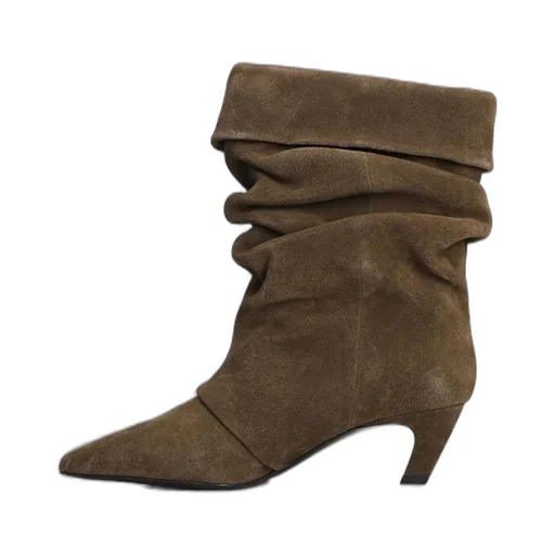 Ash Pointed-Toe Ankle Boots