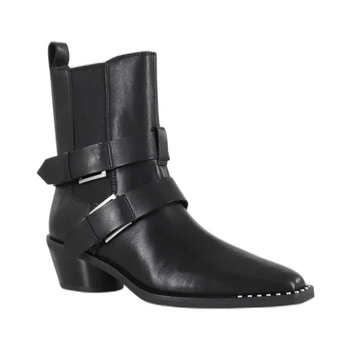 Ash Heron Belted Western Boots