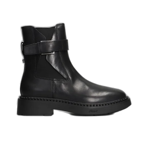 Ash Buckled Ankle Boots