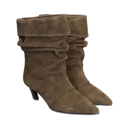 Ash Pointed-Toe Ankle Boots