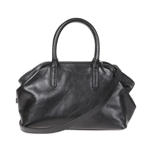 Ash Logo Plaque Top Handle Bag