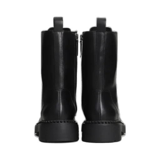 Ash Zipped Lace-Up Boots