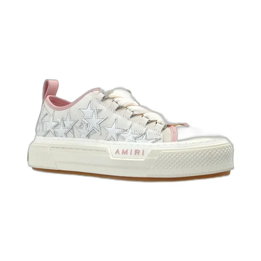 Amiri Metallic Stars Court Low Sneakers