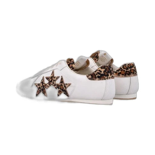 Amiri Leopard Star Lace-Up Sneakers