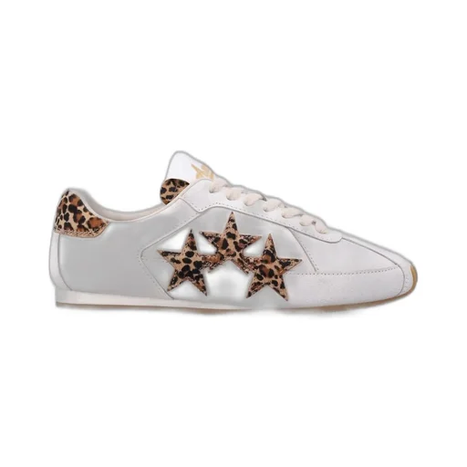 Amiri Leopard Star Lace-Up Sneakers