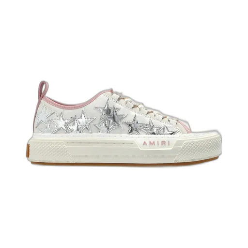 Amiri Metallic Stars Court Low Sneakers