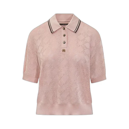 Amiri Ma Quad Short-Sleeved Knit Polo Shirt