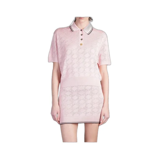 Amiri Ma Quad Short-Sleeved Knit Polo Shirt