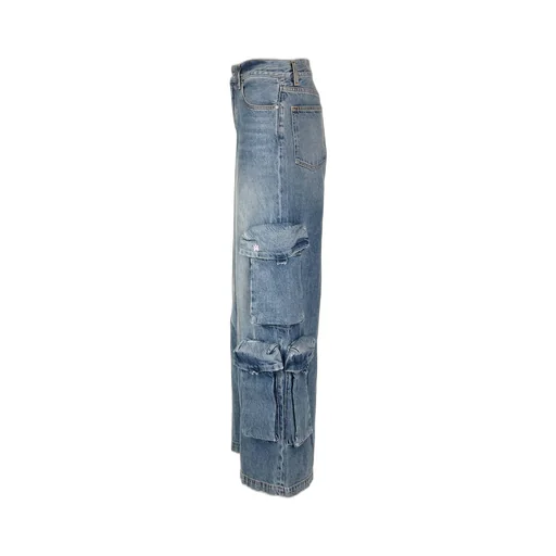 Amiri Wide-Leg Cargo Jeans