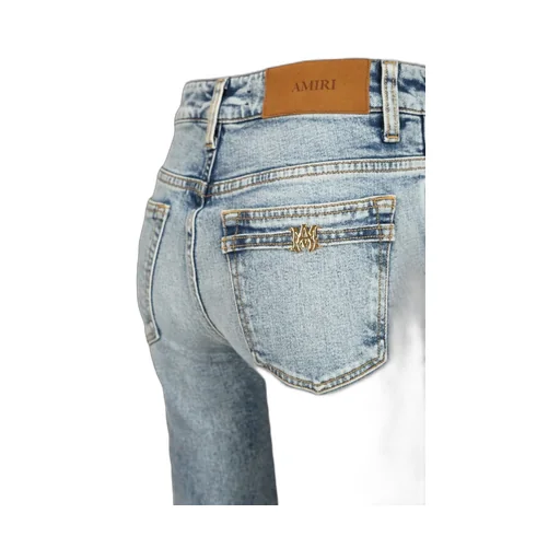 Amiri Ma Logo Patch Flared Jeans