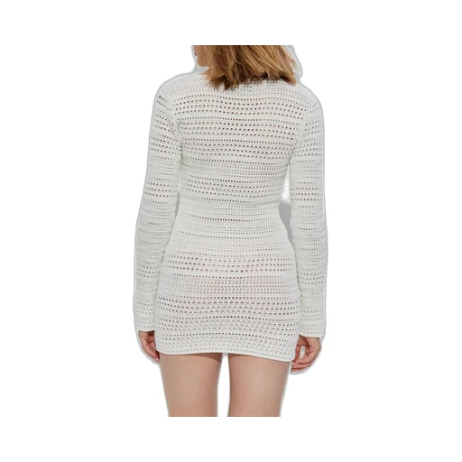 Amiri Crochet Knitted Mini Dress