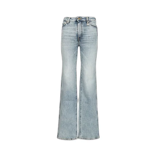 Amiri Ma Logo Patch Flared Jeans