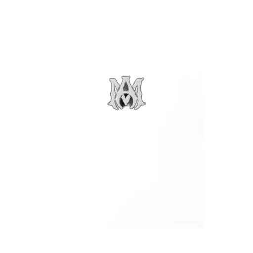 Amiri Logo Embroidered Cropped Knitted Top