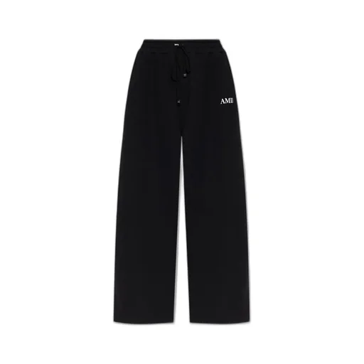 Amiri Logo Printed Wide Leg Sweatpants