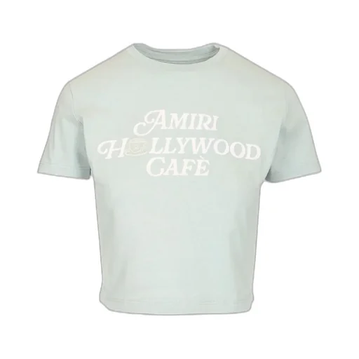 Amiri Hollywood Cafe Cropped T-Shirt