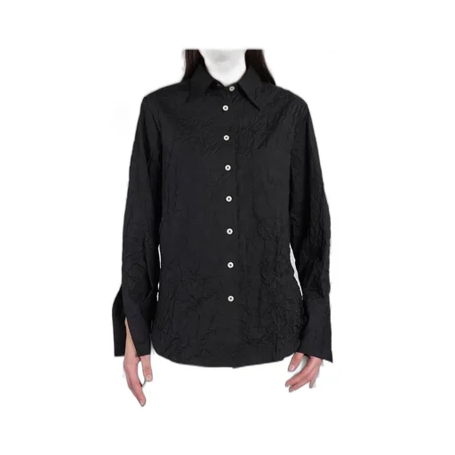 Amish Long-Sleeved Curved Hem Shirt
