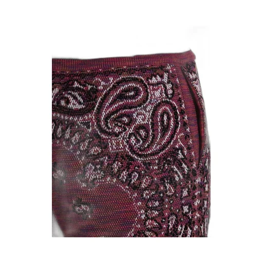 Amiri Bandana-Pattern Knitted Drawstring Pants