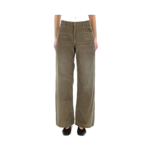 Amish Wide-Leg Velvet Pants
