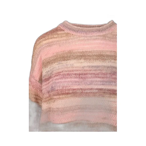 Amish Striped Crew Neck Knitwear