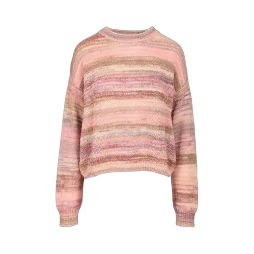 Amish Striped Crew Neck Knitwear
