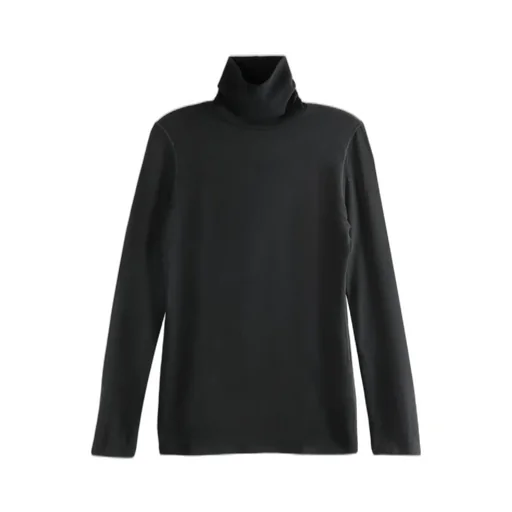 Amomento Turtleneck Long-Sleeved T-Shirt