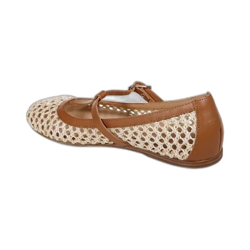 Ancient Greek Sandals Aerati Interwoven Ballerina Shoes