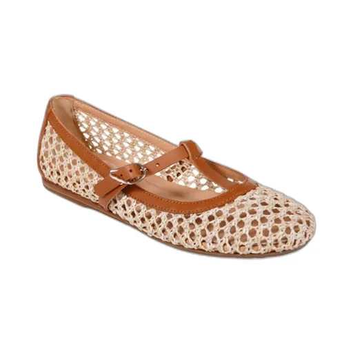 Ancient Greek Sandals Aerati Interwoven Ballerina Shoes