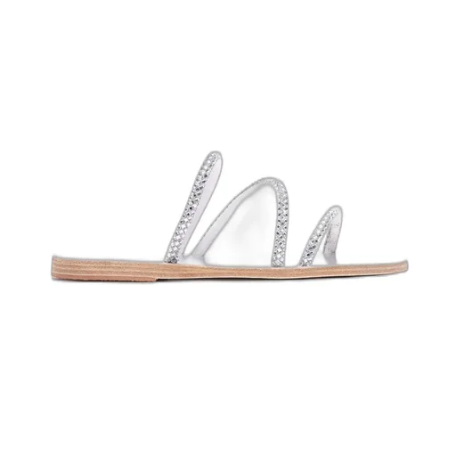 Ancient Greek Sandals Polytimi Embellished Slip-On Sandals