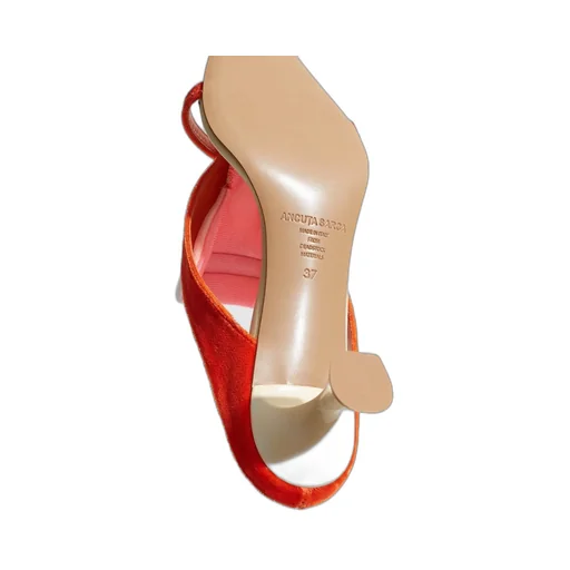 Ancuta Sarca Velvet Pointed-Toe Sandals