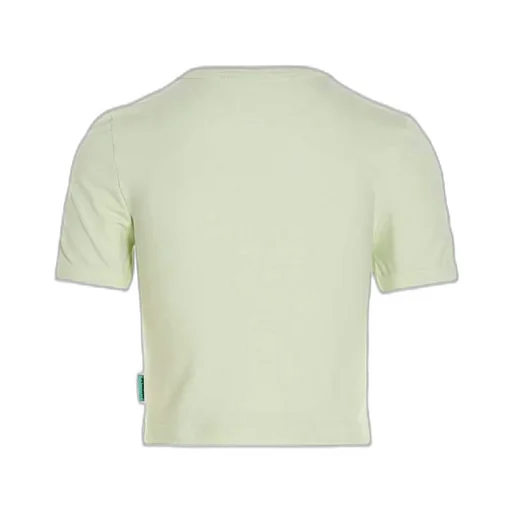 Andersson Bell Embroidered Logo-Printed Crewneck Cropped T-Shirt
