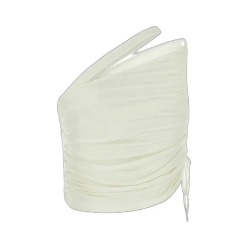 Andrea Adamo Ruched Asymmetric Top