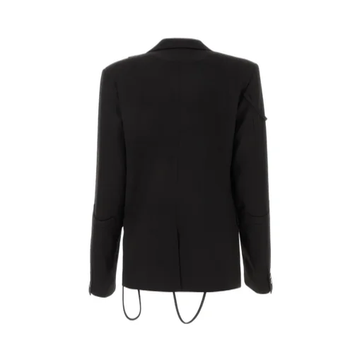Andrea Adamo Drawstring Blazer Jacket