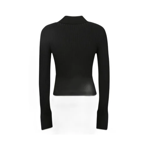 Andrea Adamo Ribbed Cropped Knitwear