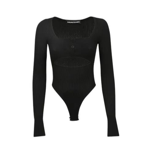 Andrea Adamo Ribbed Knit Body