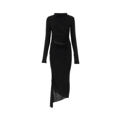 Andrea Adamo Ruched Maxi Dress