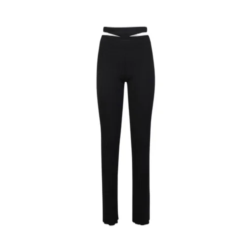 Andrea Adamo Ribbed Chic Trousers