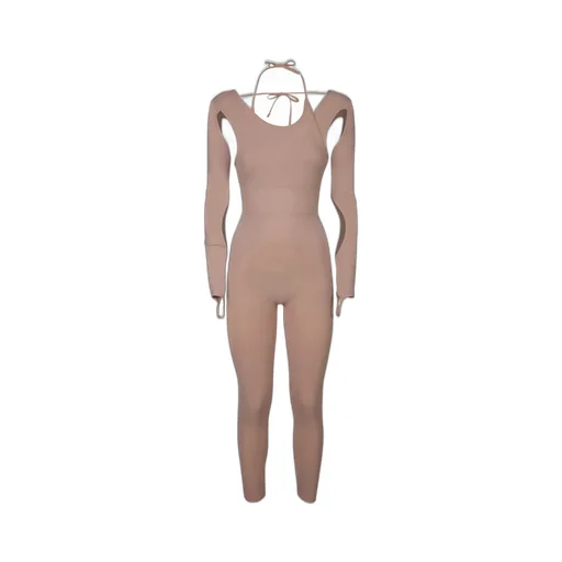 Andrea Adamo Cut Out Accent Jumpsuit