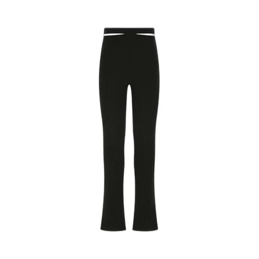 Andrea Adamo Cut-Out Detailed Knitted Trousers
