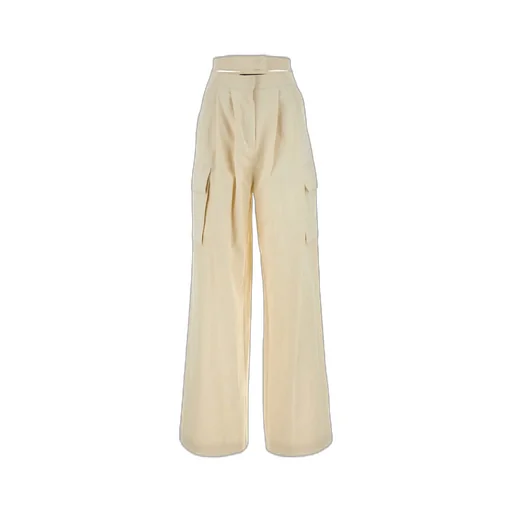 Andrea Adamo Wide Leg Cargo Pants