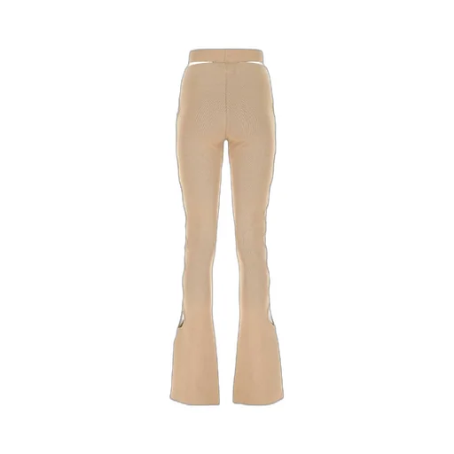 Andrea Adamo Cut-Out Knitted Bootcut Trousers