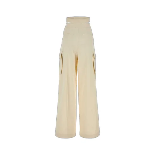 Andrea Adamo Wide Leg Cargo Pants