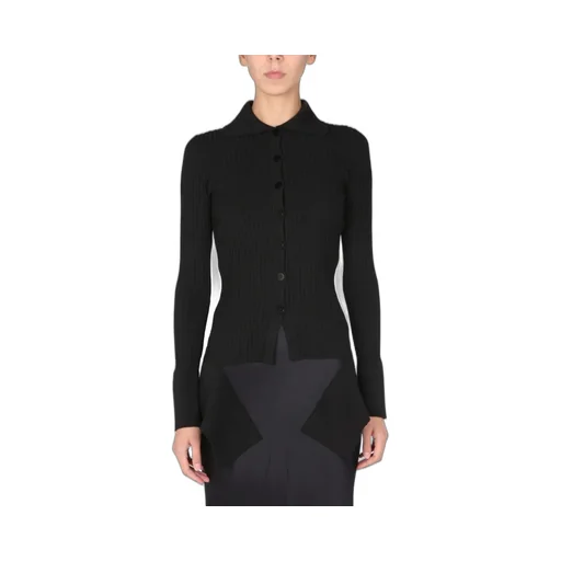 Andrea Adamo Cut Out Detail Cardigan