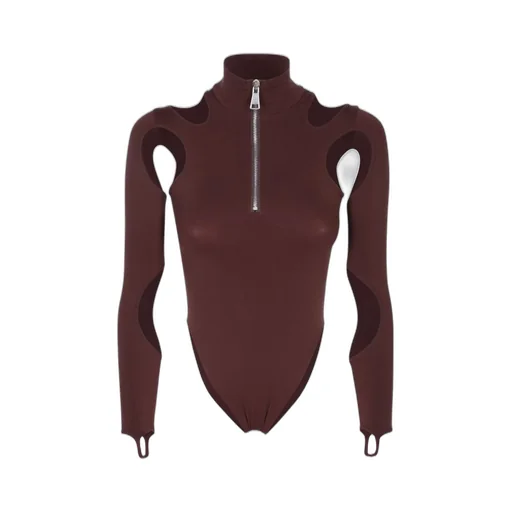 Andrea Adamo Cut Out Design Bodysuit
